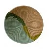 KAZI Home Goods Apricot + Seafoam Large Round Basket