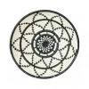 KAZI Large Black + White Thousand Hills Round Basket Home Goods 1 KAZI Large Black + White Thousand Hills Round Basket Home Goods