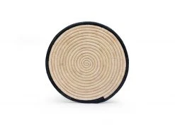 KAZI Home Goods Dark Gray Ring Charger Wall Disc