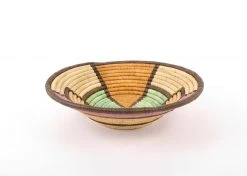 KAZI Extra Large Lilac + Neutrals Round Basket Home Goods