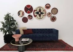 KAZI Home Goods Small Blossom Fringed Wall Disc I