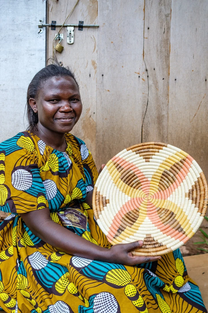 KAZI Small Mbalwa Woven Wall Plate 7 KAZI Small Mbalwa Woven Wall Plate