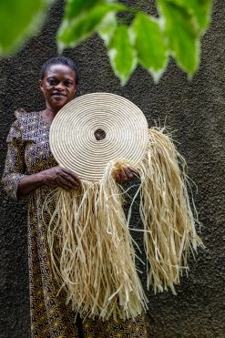 KAZI Medium Natural Woven Wall Disc Home Goods 7 KAZI Medium Natural Woven Wall Disc Home Goods