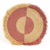 KAZI Large Blossom Fringed Wall Disc II