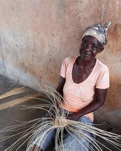 KAZI Home Goods Extra Large Mora Woven Wall Plate