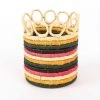 KAZI Home Goods Small Mod Rainbow Hooped Planter 2 KAZI Home Goods Small Mod Rainbow Hooped Planter