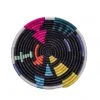 KAZI Small Black + Neon Mtoto Round Basket 1 KAZI Small Black + Neon Mtoto Round Basket