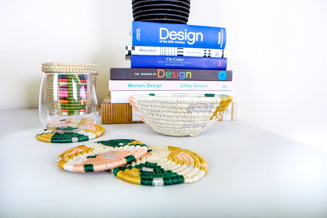 KAZI Small Floret Mtoto Round Basket Home Goods 4 KAZI Small Floret Mtoto Round Basket Home Goods