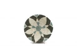 KAZI Small Gray Green Hope Round Basket Home Goods