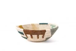 KAZI Small Shades Of Sand Mtoto Round Basket