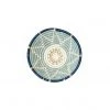 KAZI Small Silver Blue + Ficelle Round Basket Home Goods