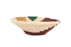 KAZI Home Goods Small Vivid Sukari Round Basket