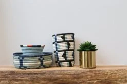 KAZI Small Soft Blue Short Bowl