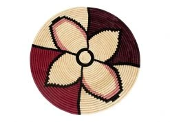 KAZI Home Goods Amelia Burgundy Plate II