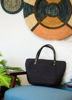 KAZI Black Grass Handbag