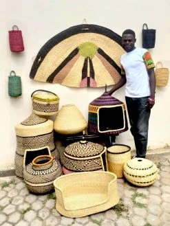 KAZI Home Goods Black Hanging Basket