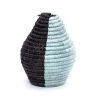 KAZI Black + Silver Blue Atelier Vase 01 Home Goods