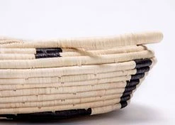 KAZI Black Spotted Storage Basket