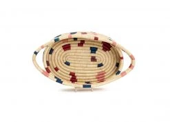 KAZI Blossom Terrazzo Oval Basket Storage