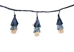 KAZI Blue Ombre Tasseled Garland Home Goods