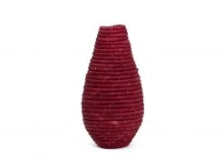 KAZI Home Goods Burgundy Nya Vase