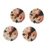 KAZI Coral Biko Coasters Home Goods 1 KAZI Coral Biko Coasters Home Goods