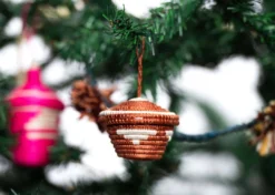 KAZI Coral + Clay Nya Ornament Set Fair Trade