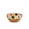 KAZI Home Goods Desert Flower Wooden Bowl