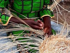 KAZI Earthy Tanga Queen Headboard Home Goods