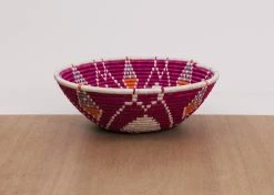 KAZI Jumbo Vivid Viola Wall Bowl