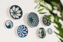 KAZI Large Blue Night Hope Wall Basket