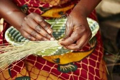 KAZI Large Dusk Blue + Melon Hope Bowl