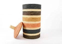 KAZI Home Goods Large Odetta Peach Floor Box I