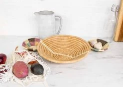 KAZI Home Goods Lilac + Neutrals Catch All Basket