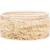 KAZI Medium Fringe Kisasa Round Basket Home Goods 1 KAZI Medium Fringe Kisasa Round Basket Home Goods