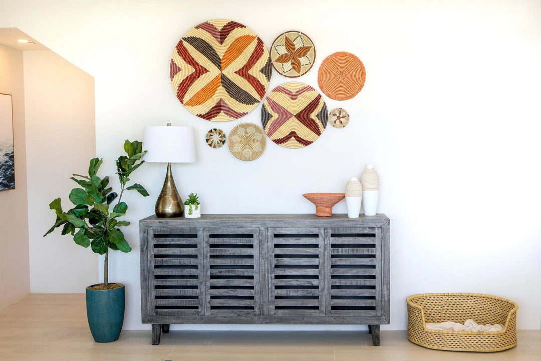 KAZI Merlot Annette Plate III Home Goods 4 KAZI Merlot Annette Plate III Home Goods