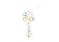 KAZI Fair Trade Mist Pom Pom + Tassel Ornament