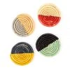 KAZI Mod Raffia Coaster Set Home Goods 1 KAZI Mod Raffia Coaster Set Home Goods