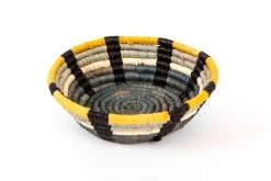 KAZI Mustard + Gray Catch All Basket Home Goods