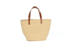 KAZI Accessories Natural Grass Large Tote Bag