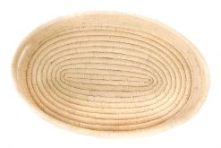 KAZI Natural Raffia Oval Tray Home Goods