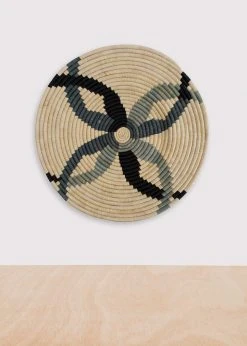 KAZI Home Goods Nea Opal Gray Wall Plate I