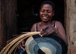 KAZI Home Goods Nea Opal Gray Wall Plate II