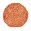 KAZI Peach Large Fringed Wall Charger 1 KAZI Peach Large Fringed Wall Charger