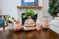 KAZI Peach Mpira Vase