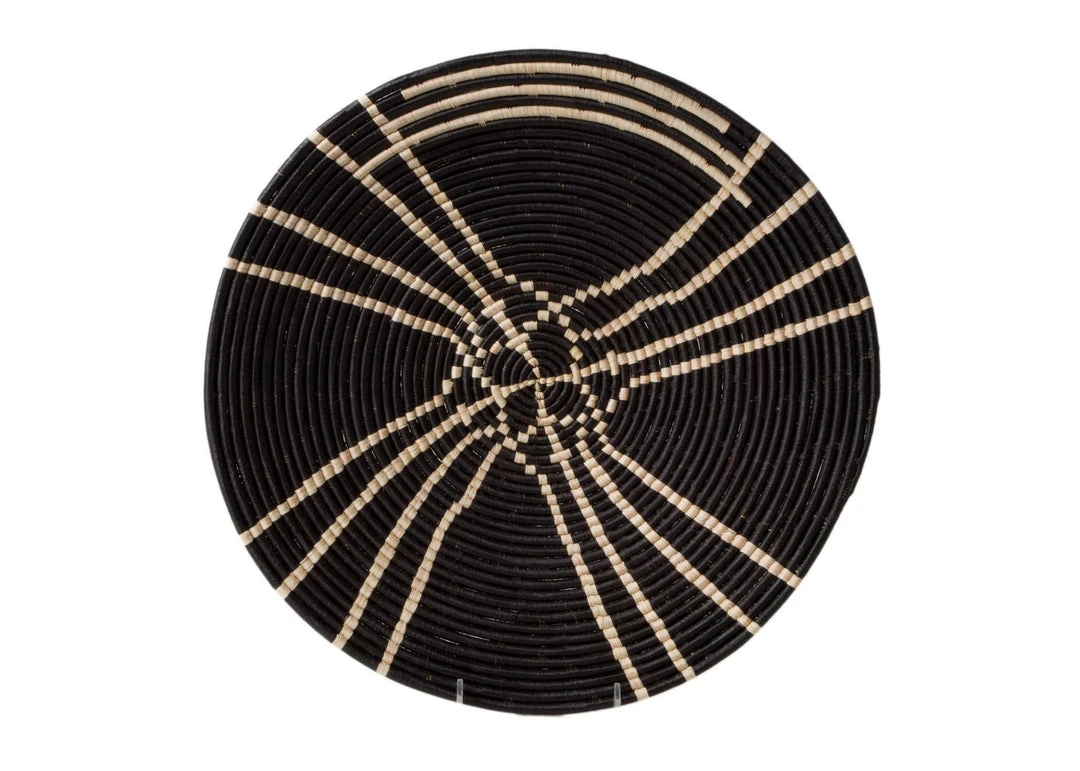 KAZI Sanaa Raffia Plate II 3 KAZI Sanaa Raffia Plate II