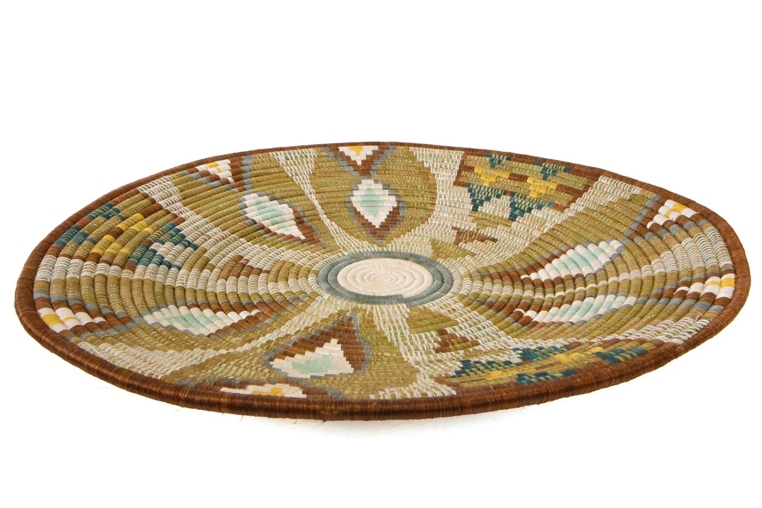 KAZI Home Goods Sand Fleur Plate 4 KAZI Home Goods Sand Fleur Plate