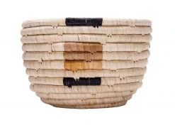 KAZI Home Goods Small Banana Leaf Kisasa Deep Round Bowl