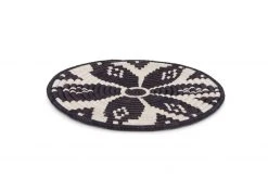 KAZI Small Black + White Ikaze Trivet