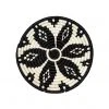 KAZI Small Black + White Ikaze Trivet